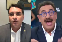 Ratinho desmente Metrópoles ao vivo e confirma entrevista com Flávio Bolsonaro no SBT