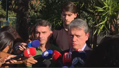 Tarcísio reafirma lealdade à família Bolsonaro e confirma candidatura à reeleição em São Paulo