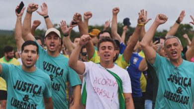 Nikolas lidera marcha apoiada por bolsonaristas contra condenações do 8 de Janeiro 4 Nikolas lidera marcha apoiada por bolsonaristas contra condenações do 8 de Janeiro