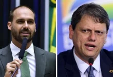 Eduardo Bolsonaro elogia visita de Tarcísio a Bolsonaro e sinaliza conciliação política