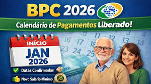 VALOR ATUALIZADO DO BPC E DOS PRINCIPAIS BENEFÍCIOS DO INSS EM 2026