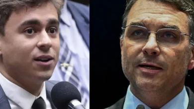 Nikolas diz que não há debate sobre Flávio concorrer ao Planalto