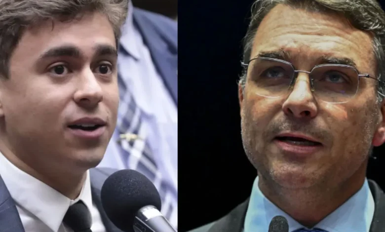 Nikolas diz que não há debate sobre Flávio concorrer ao Planalto
